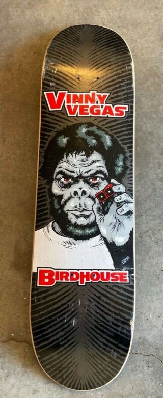 Tony Hawk Birdhouse Vinny Vegas Skateboard Deck Vintage