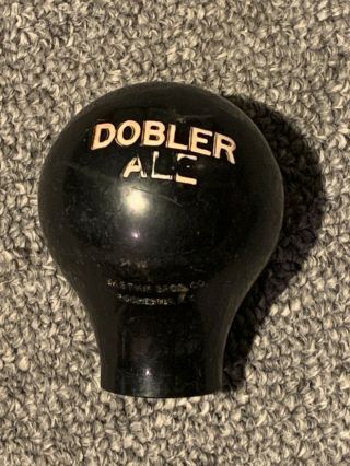 Vintage Dobler Ale Tap Ball Knob Albany NY Beer 2