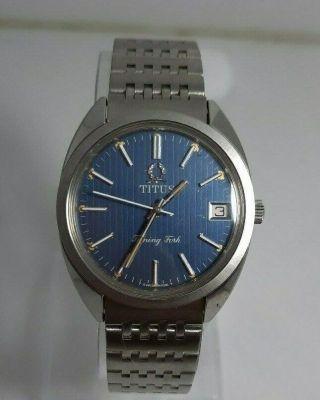 Vintage Solvil Et Titus Tuning Fork 9307 Wrist Watch