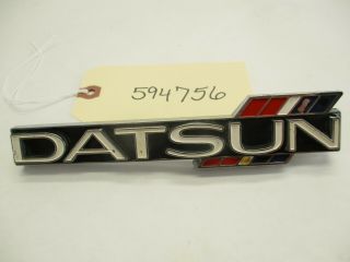 Vintage Datsun 510 Emblem Badge Oem