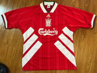 Vintage Adidas 1993/95 Liverpool Fc Home Jersey Shirt Soccer Football 44/46