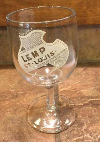 LEMP St.  Louis Goblet,  vintage 1910 3