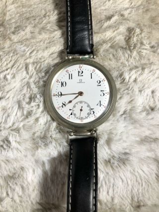 Vintage Omega Open Face Men’s Chronometer Pocket Watch