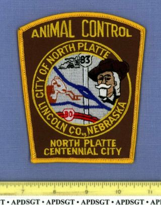 North Platte City Animal Control K9 Nebraska Police Patch Buffalo Bill Old Train