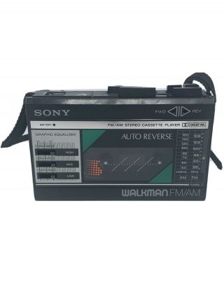 Vintage Sony Walkman Personal Radio Cassette Player Wm - F18 / F28 Made In Japan