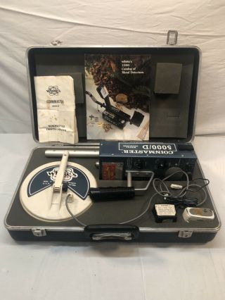 Vintage White’s Coinmaster 5000d Metal Detector