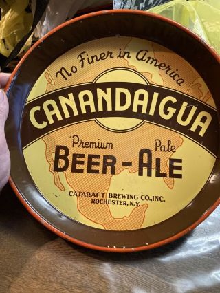 Beer Tray Canandaigua Rochester Ny Scarcer