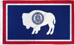 3x5 Wyoming Flag State Banner Indoor Outdoor 3 X5 Ft