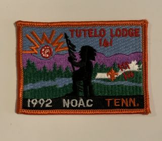 Oa Tutelo Lodge 161 Noac 1992 Patch