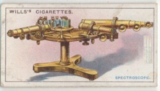 Early Spectroscope Apparatus Machine 1915 Ad Trade Card