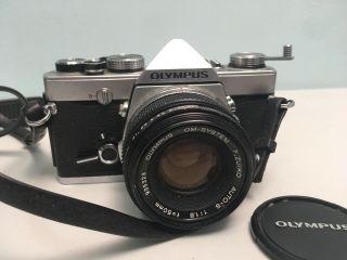 Olympus OM1 with Zukio Auto - s 50mm f1.  8 Lens Vintage 2