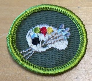 Boy Scouts Art Merit Badge Type F Khaki Twill