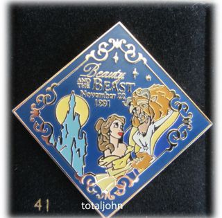 Disney Ds Countdown To The Millennium 41 Beauty And The Beast Pin