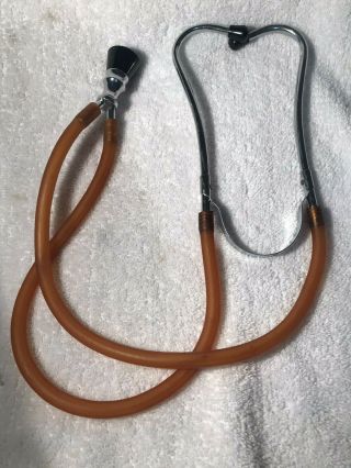 Antique Vintage Stethoscope Bakelite Rubber Made In Germany