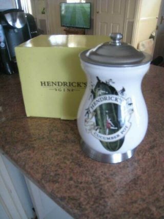 Boxed Hendricks Gin Cucumber Pot (dancing Lady)