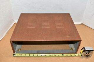 Metal Cabinet For Vintage Hh Scott Tube Amps Preamps Tuners Empty