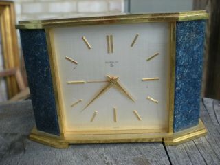 Vintage Gubelin 8 Day Travel Table Clock,