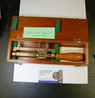 E.  R.  Watts & Son Range Finder - London - Very Cool - Box - Great Find