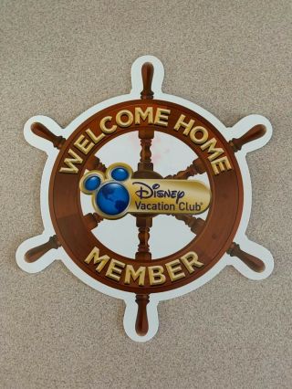 Dvc Disney Vacation Club Welcome Home Member Ship 