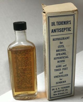 Vintage Dr.  Tichenor’s Antiseptic Refrigerant