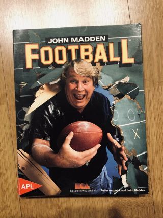 John Madden Football,  Apple Ii 2 Vintage Video Game,  Ea