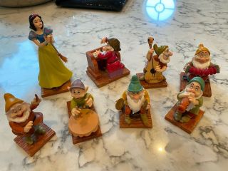 Disney 65th Anniversary Snow White And The Seven Dwarves Set Gently