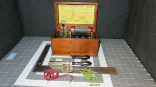 Voltamp Battery No 1 W/ Probes Pat 1899 Quack Medicine