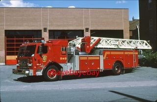 Fire Apparatus Slide,  Aerial 2,  Ottawa / On,  1987 Peterbilt / Thibault