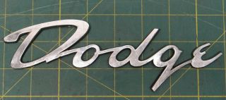 Vintage Dodge Script Emblem P/n 1810918