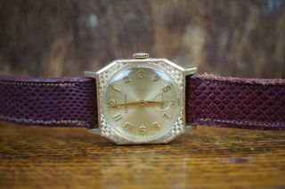 Vintage Bulova 10k Rolled Gold Plate Wrist Watch -