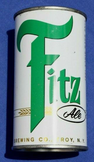 3 - Color - Sparkling Troy,  Ny Fitz Ale Flat Top Beer Can York