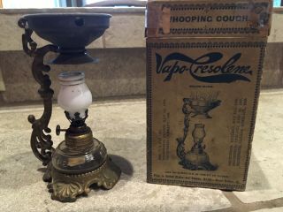 Antique Vaporizer 1890’s Vapo - Cresoline Oil Lamp Mini