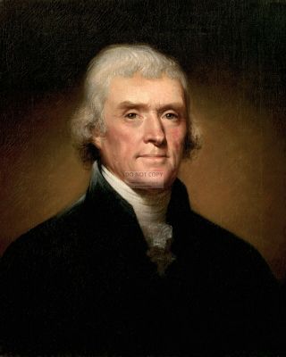 Thomas Jefferson 3rd President Of The United States - 8x10 Photo (ab - 606)