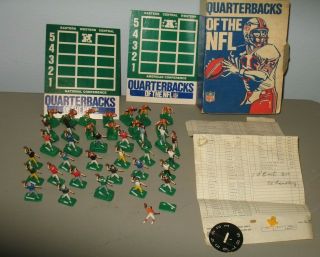 Vintage Tudor Electric Football Quarterbacks Of The Nfl & 49ers Players