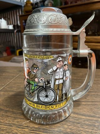 German Beer Stein Bicycle Bell Wir Sparen Sprit Wir Fahren Rad Wir Bleiben Fit