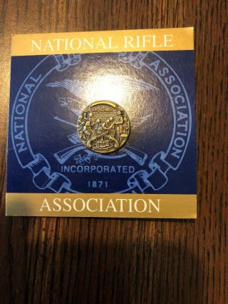 Nra We The People Lapel Pin On Card National Rifle Association Box 1