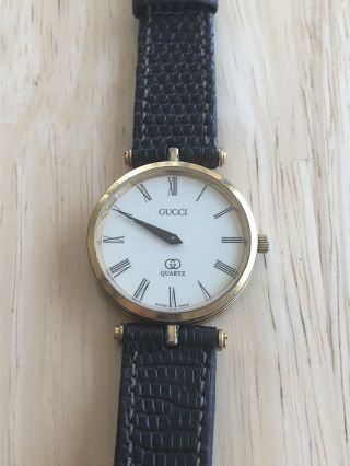 Vintage Men’s Gucci Wristwatch Quartz Swiss Made