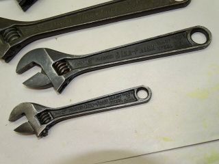 BLUE - POINT SNAP - ON Adjustable Crescent Wrench Set 4 