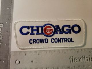 Chicago Cubs Baseball Crowd Control Police Department Officer Patch Illinois