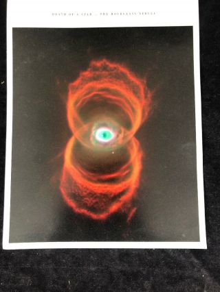 1996 Nasa/jpl Death Of A Star - The Hourglass Nebula,  Hubble Space Telescope Wfpc2