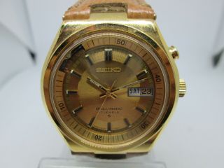 Vintage Seiko Bellmatic 4006 - 6040 Daydate Goldplated Automatic Mens Watch