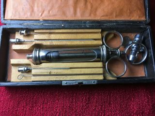 Antique Medical Surgical Kit Instruments Vintage Medical Tools W Box 1