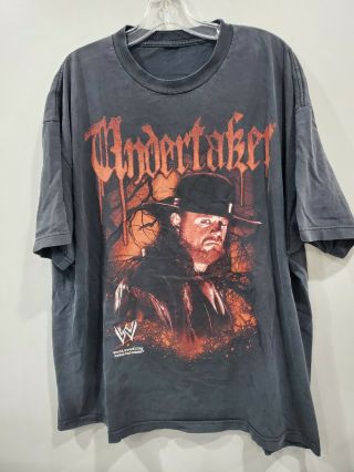 Vtg Wwe Wwf The Undertaker Deadman Inc Attitude Era 2 - Sided T - Shirt Mens 2xl