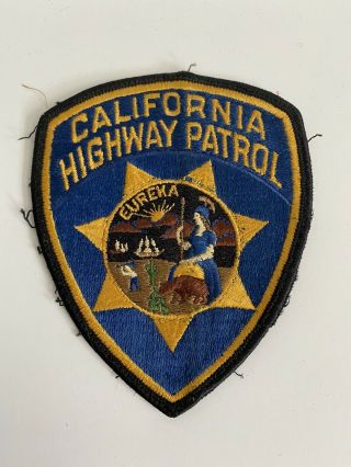 Vintage California Highway Patrol Police Patch A4