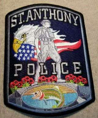 Id St.  Anthony Idaho Police Patch