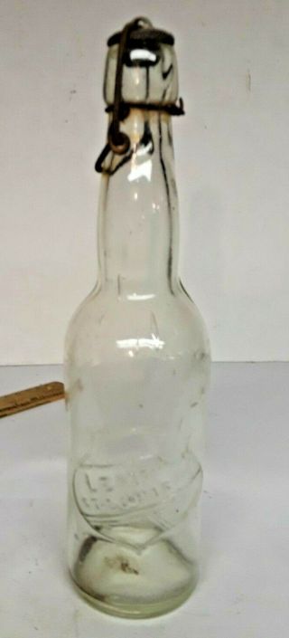 Circa 1895 Pre Prohibition Lemp St Louis Tooled Blob Top (falstaff)