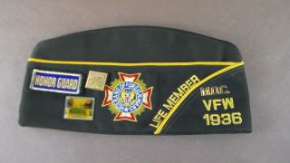 Veterans Of Foreign Wars Life Member Hat Vfw 1936 Maryland