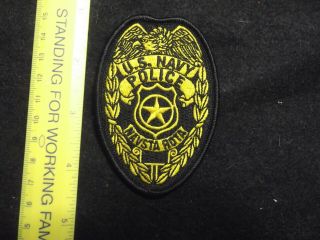 Federal Navy Naval Base Rota Spain Rare Police Patch Vintage Defunct Issue Dod