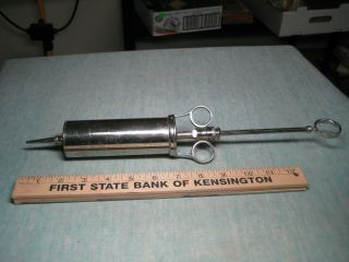 Antique Medical Oddity,  Large Syringe Or Surgical Suction,  1920s? Tagliabue