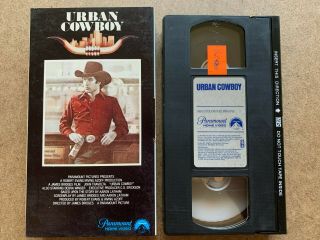 Vintage Paramount Pictures Urban Cowboy Vhs Video Tape John Travolta
